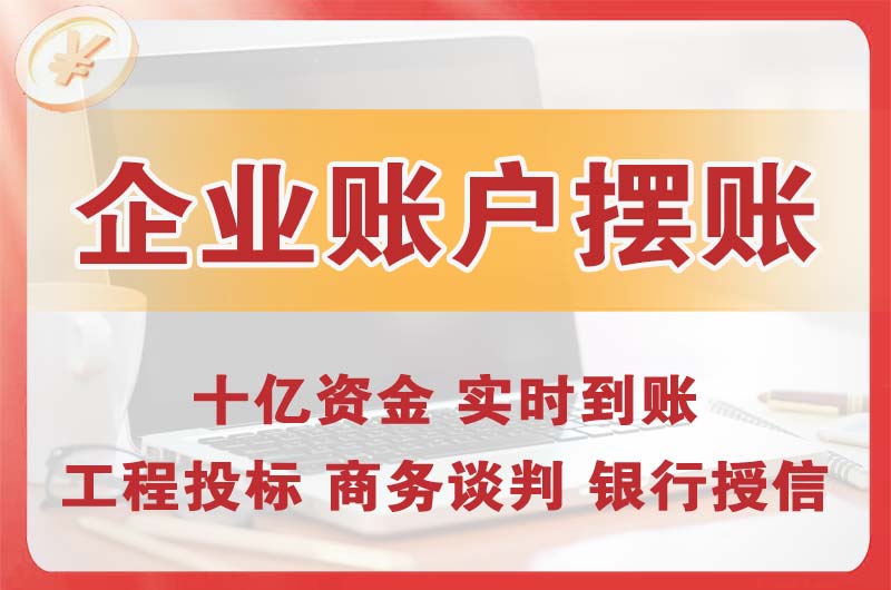 瑞金企业账户摆账